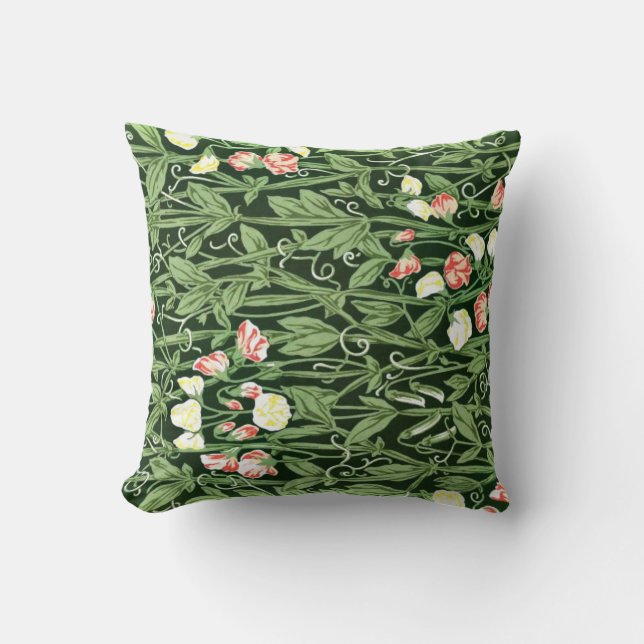 Almofada Padrão William Morris, Sweetpea (Frente)