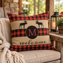 Padrão Xadrez Personalizado Vermelho Preto Buffalo
