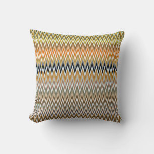 Almofada Padrão Zigzag Multicolor