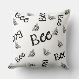 Almofada padrões de abelhas voando por todo o lado