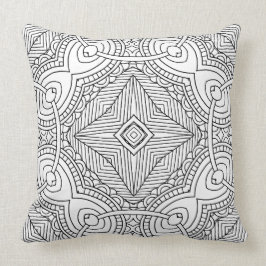 Almofada Padrões de rabisco de Travesseiros decorativos de 