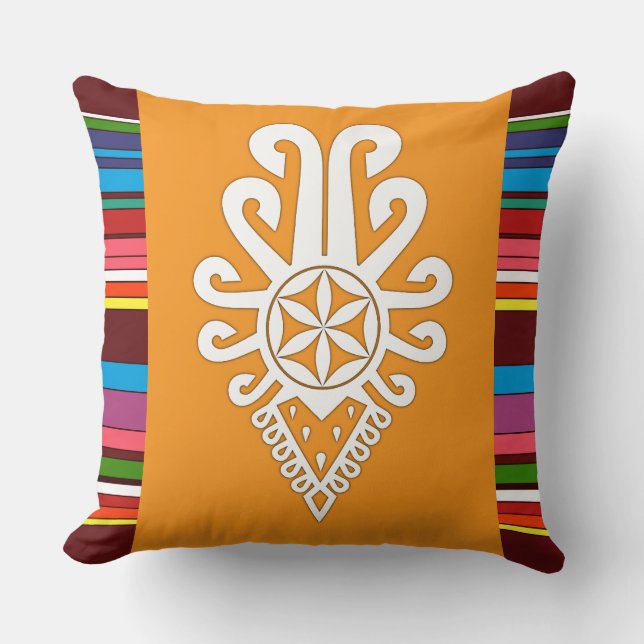 Almofada Padrões folhosos da Polônia - Parzenica (Frente)