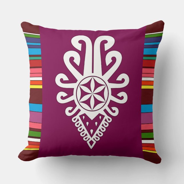 Almofada Padrões folhosos da Polônia - Parzenica (Frente)