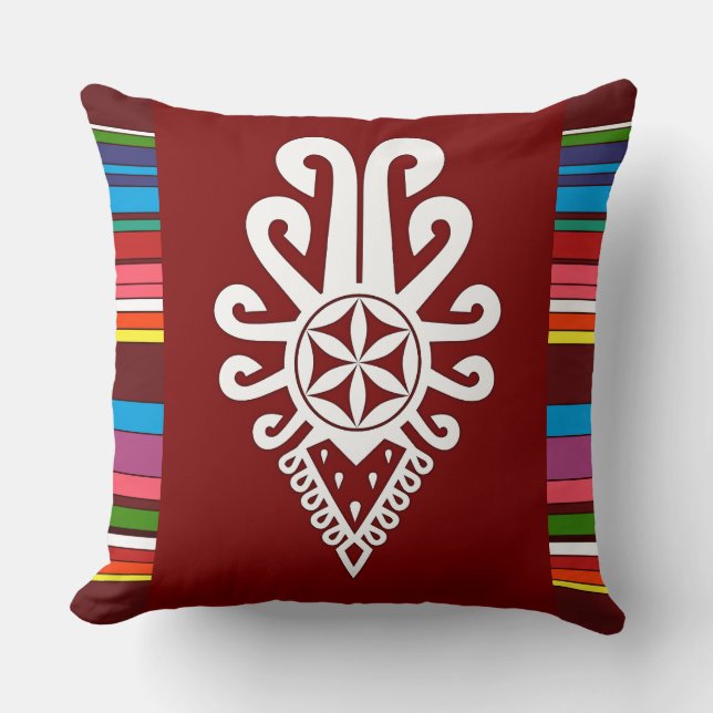 Almofada Padrões folhosos da Polônia - Parzenica (Frente)