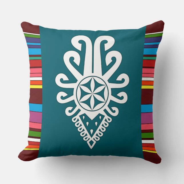 Almofada Padrões folhosos da Polônia - Parzenica (Frente)