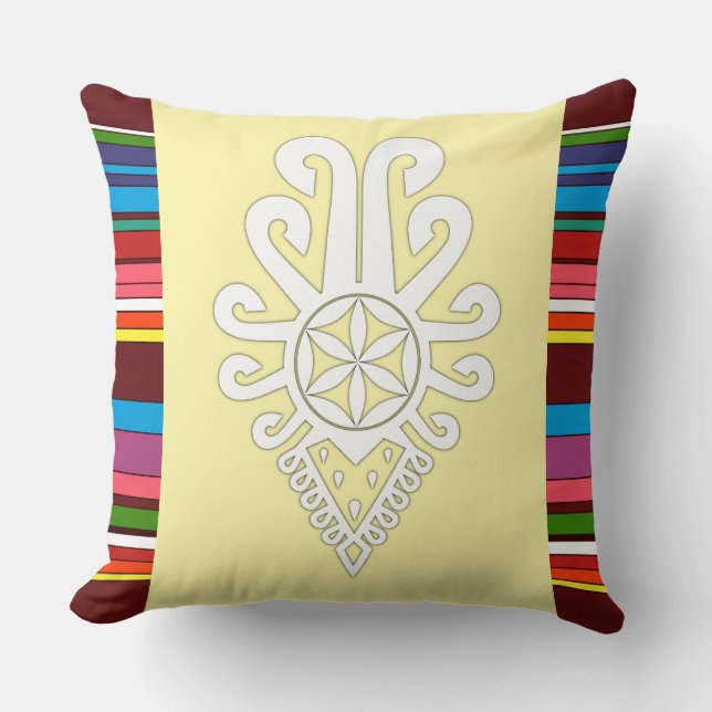 Almofada Padrões folhosos da Polônia - Parzenica (Frente)