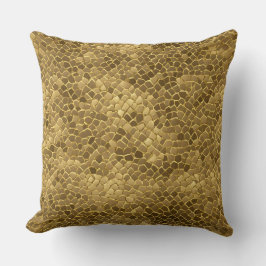 Almofada Padrões ouros arte AI