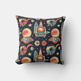 Almofada padrões vintage da década de 1950