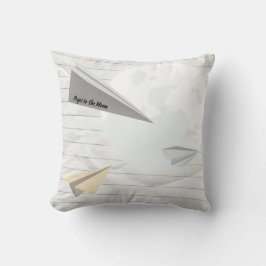 Almofada Páginas para o Travesseiro decorativo da Lua