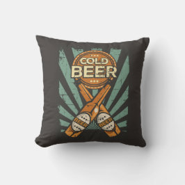 Almofada Pai Blue Strips Cold Beer