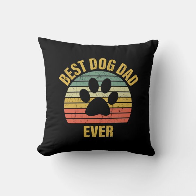 Almofada Pai Dif Best Dog Pai Nunca (Frente)