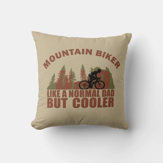 Almofada Pai Divertido de Ciclismo de Montanha (Frente)