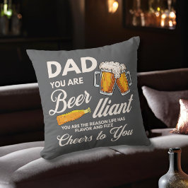 Almofada Pai Engraçado Moderno Você É Cerveja-lhante Dia do