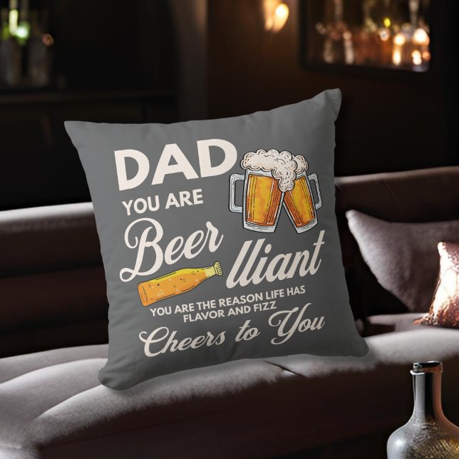 Almofada Pai Engraçado Moderno Você É Cerveja-lhante Dia do (Criador carregado)