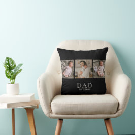 Almofada Pai Fundado 3 Foto Pai Bebê