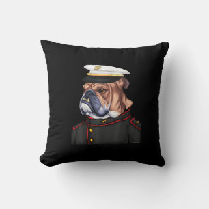 Almofada Pai Militar Armado de Cachorro do Exército