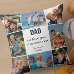 Almofada Pai Nós te amamos no exterior e no verso 8 fotos a<br><div class="desc">Nós te amamos Pai com um travesseiro de fotos que você pode personalizar com 8 de suas fotos favoritas ou fotos de instagram. O texto bonito é totalmente editável e atualmente lê "pai que nós o amamos para o campo de fora e para trás" - perfeito para um pai de...</div>