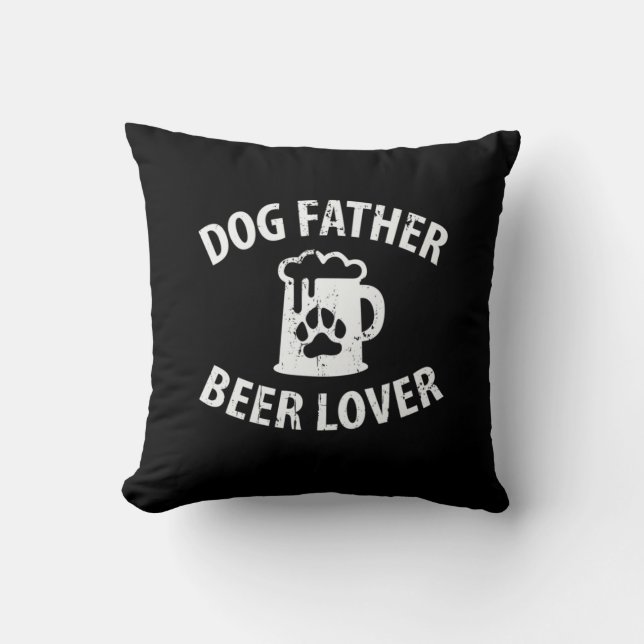Almofada Pai Presente Cão Padre Beer (Frente)
