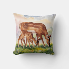 Almofada Painted Deer Mom and Baby