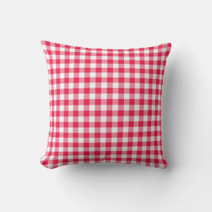 Almofada País de Gingham Vermelho