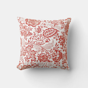 Almofada País Francês Decor Red Toile