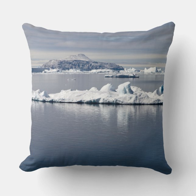 Almofada Paisagem Antártica (Frente)