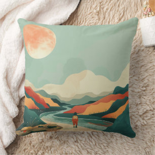 Almofada Paisagem Boho Abstrato (14)