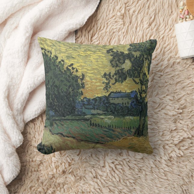 Almofada Paisagem de Van Gogh ao Crepúsculo (Cobertor)