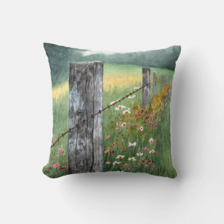 Almofada paisagem do travesseiro decorativo de arte de aqua