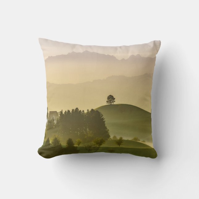 Almofada Paisagem Idílica | Suiça, Säntis (Frente)