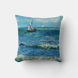 Almofada Paisagem Marinha em Les Saintes-Maries Arte Fina