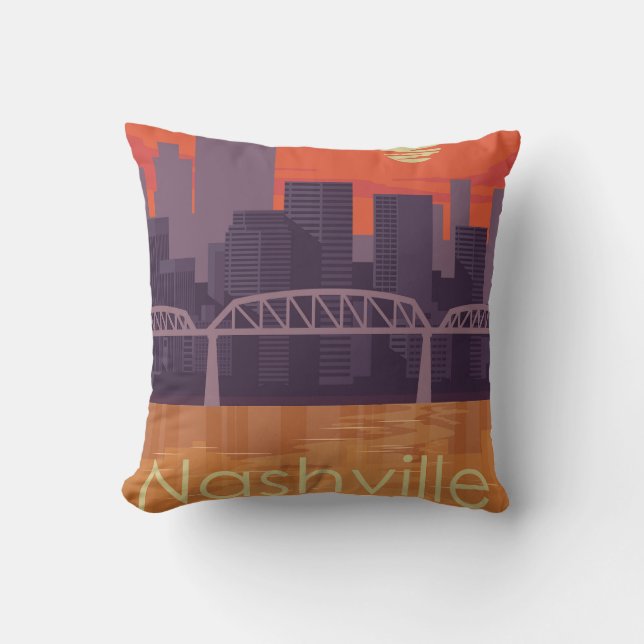 Almofada Paisagem Nashville (Frente)