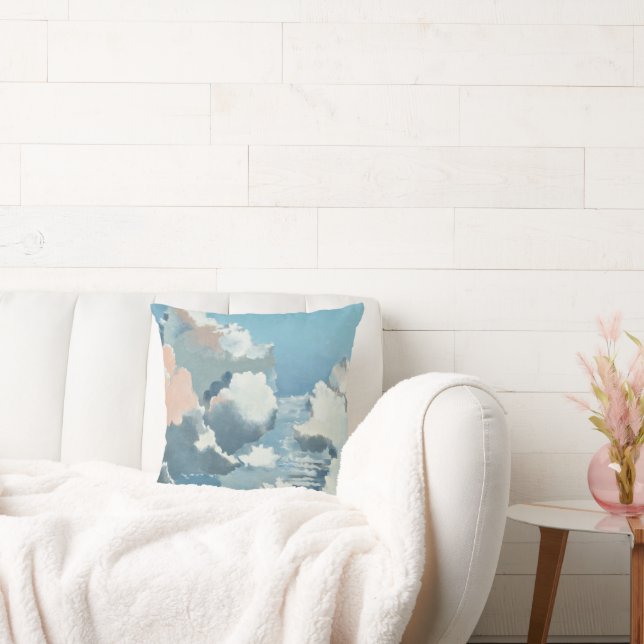 Almofada Paisagem nublada, por Paul Nash (Sofá)