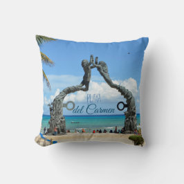 Almofada Paisagem Oceânica Paisagista Playa del Carmen Souv