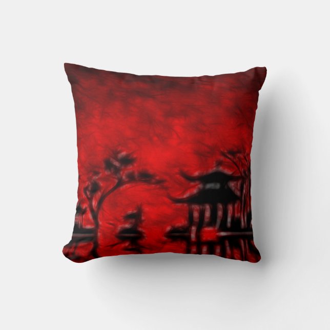 Almofada Paisagem Oriental (Frente)