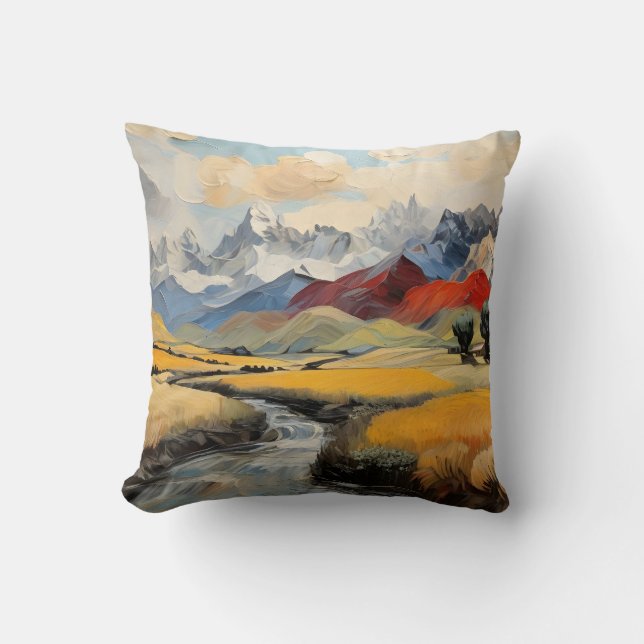Almofada Paisagens montanhosas (Frente)
