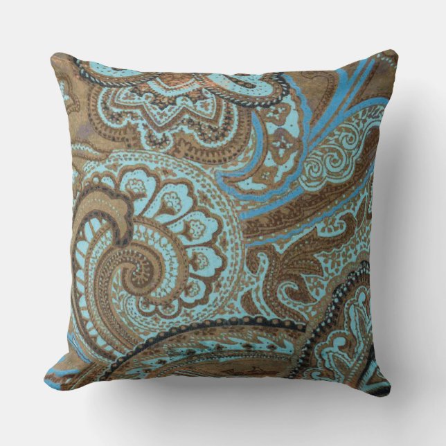 Almofada Paisley Damask - Travesseiro (Frente)