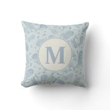 Paisley de Berço de Baleia em Aquarela | Monograma