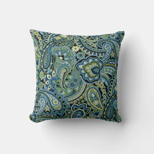Almofada Paisley Forest Green