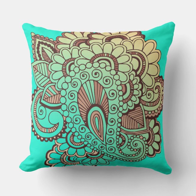 Almofada Paisley Ornaments I + seu apoio. & ideias (Frente)