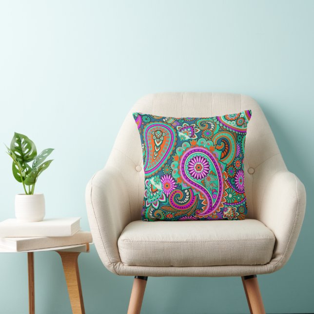 Almofada Paisley Ornaments / Padrão 2 (Cadeira)