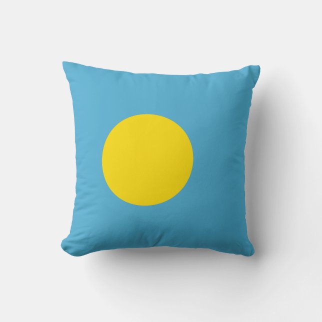 Almofada Palau - bandeira de Palauan (Frente)