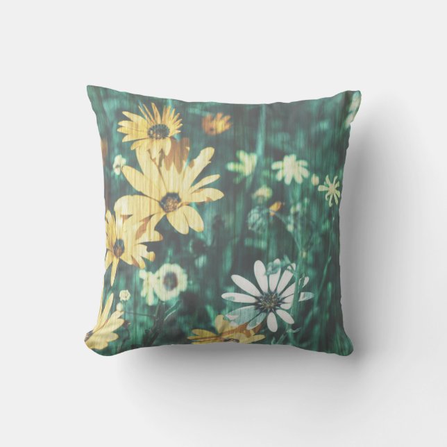 Almofada Pale Pastel Namaqualand Flowion Travesseiro Cushio (Frente)