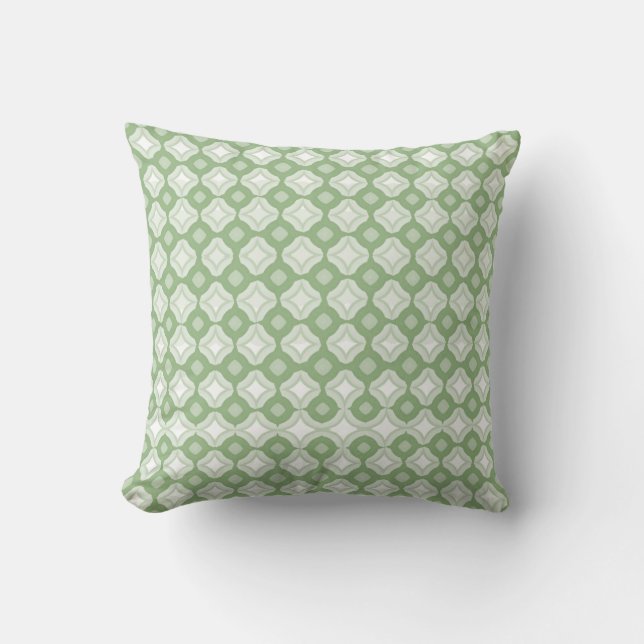Almofada Pale Sage Throw Pillow (Frente)