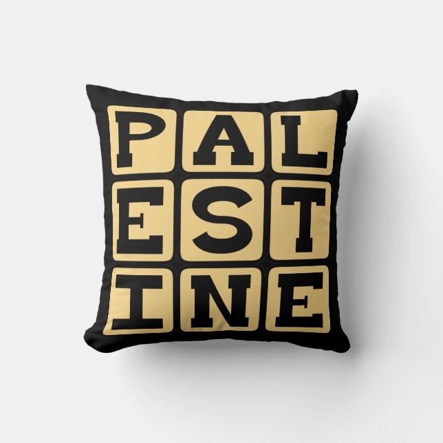 Almofada Palestina, Estado Soberano na Ásia (Frente)