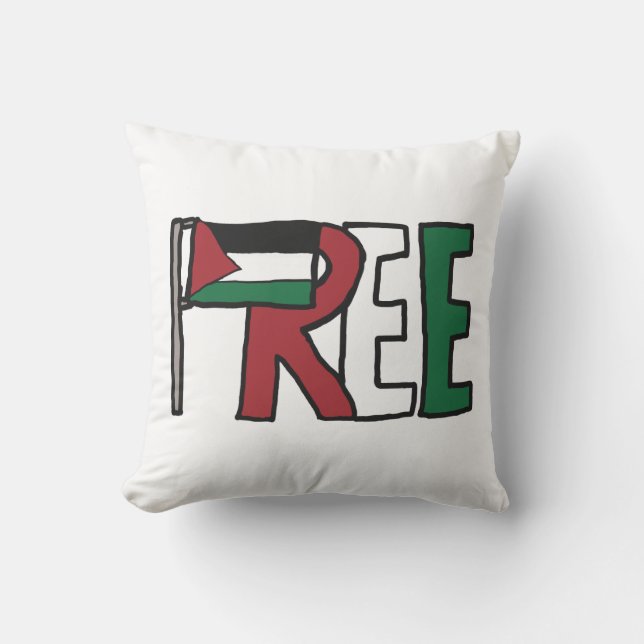 Almofada Palestina Livre (Frente)