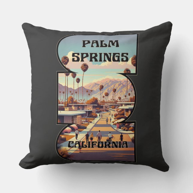 Almofada Palm Primavera, Califórnia (Frente)