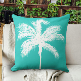 Almofada Palm Tree Aqua