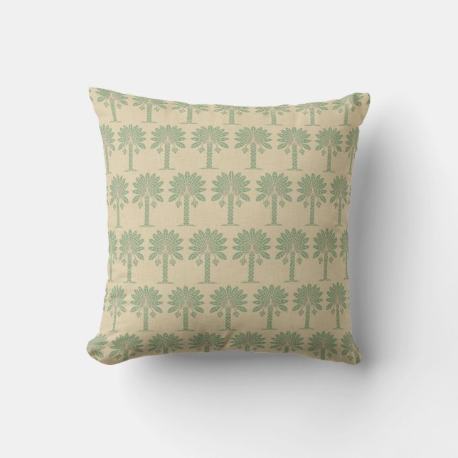 Almofada Palma de Moods de Especiaria Azul Bay Leaf (Frente)