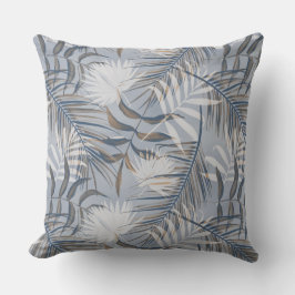 Almofada Palmas de Cinzas Tropicais